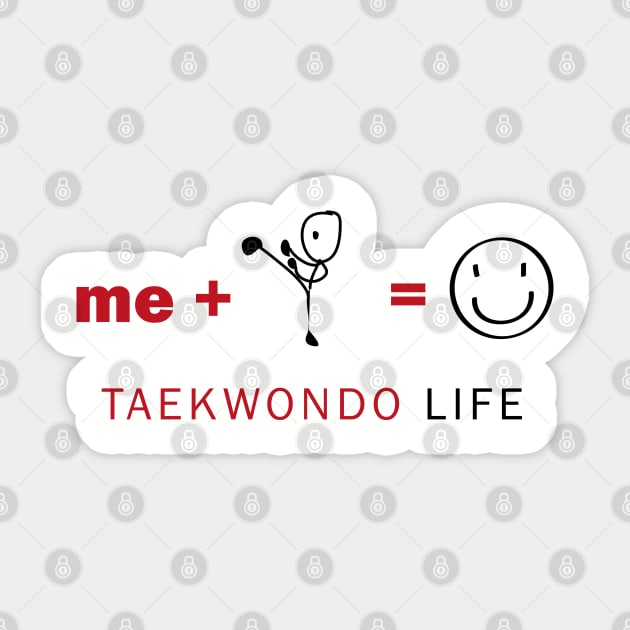 Taekwondo Life Sticker by SpinningKickTKD